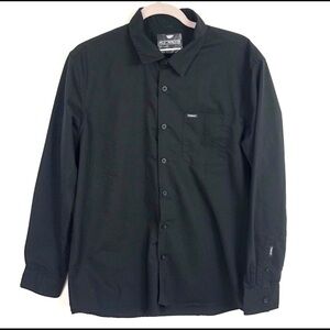 Fly racing black‎ button down shirt size medium